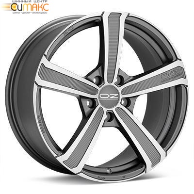 OZ Montecarlo HLT 8x19 5*108 ET45 DIA75.1 Matt Dark Graphite Diamond Cut Литой