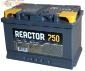 Аккумулятор AKOM REACTOR 75 А/ч обратная R+ EN 750A, 278x175x190 6CT-75.0 REACTOR