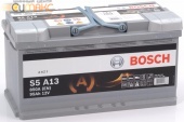 Аккумулятор BOSCH Start-stop 95 А/ч обратная R+ EN 850A, 353x175x190 0 092 S5A 130