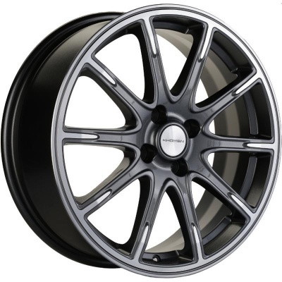 Khomen KHW 1707 6.5x17 4*100 ET43 DIA60.1 Gray-FP Литой