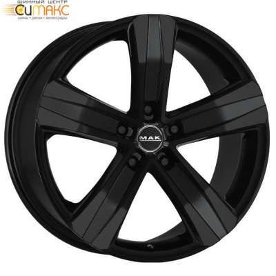 MAK Stone 5 7.5x18 5*120 ET50 DIA65.1 Gloss Black Литой