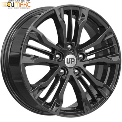 Wheels UP UP106 7x17 5*114.3 ET40 DIA66.1 New Black Литой