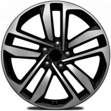 Khomen KHW 1612 6.5x16 5*100 ET39 DIA57.1 Black-FP Литой