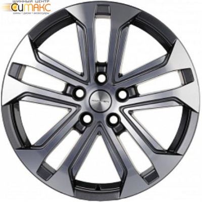Khomen KHW 1803 7x18 5*114.3 ET51 DIA67.1 Dark Chrome Литой