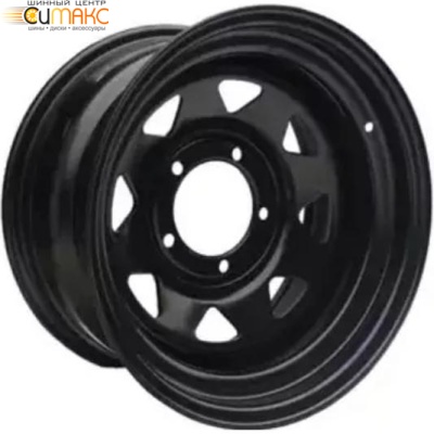 Off Road Wheels УАЗ 7x16 5*139.7 ET30 DIA110.1 Black Штампованный