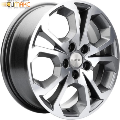 Khomen KHW 1711 6.5x17 5*114.3 ET50 DIA67.1 F-Silver Литой