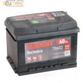 Аккумулятор TUDOR Technica 60 А/ч обратная R+ EN 540A, 242x175x175 TB602