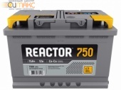Аккумулятор AKOM REACTOR 75 А/ч прямая L+ EN 750A, 278x175x190 6CT-75.1 REACTOR