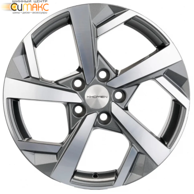 Khomen KHW 1712 7x17 5*112 ET43 DIA57.1 Gray-FP Литой