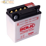 Аккумулятор BOLK MOTO 12 А/ч прямая L+ EN 160A, 134x89x160 512011-12N12A-4A-1