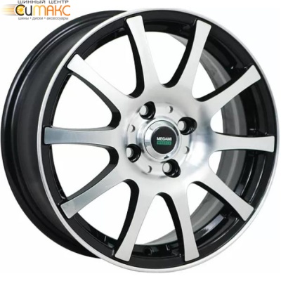 Megami MGM-2 5.5x14 4*100 ET43 DIA60.1 BKF Литой