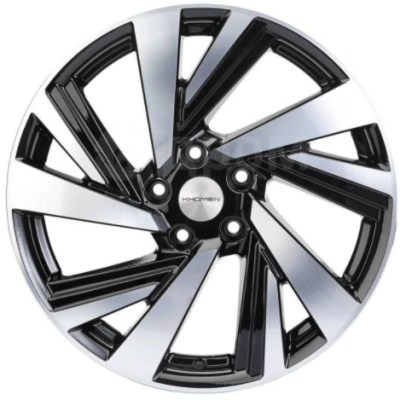 Khomen KHW 1801 7.5x18 5*114.3 ET38 DIA67.1 Black-FP Литой