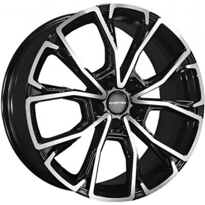 Khomen KHW 1907 7.5x19 5*112 ET43 DIA57.1 Black-FP Литой