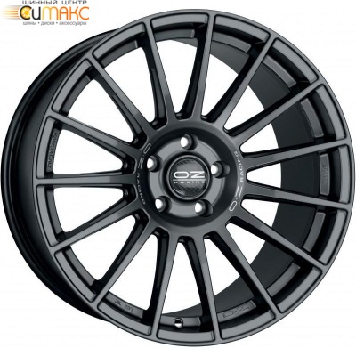 OZ Superturismo LM 8.5x19 5*112 ET21 DIA66.6 Matt Graphite Silver Lettering Литой
