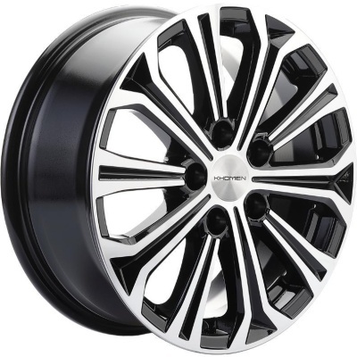 Khomen KHW 1610 6.5x16 5*112 ET50 DIA57.1 Black-FP Литой