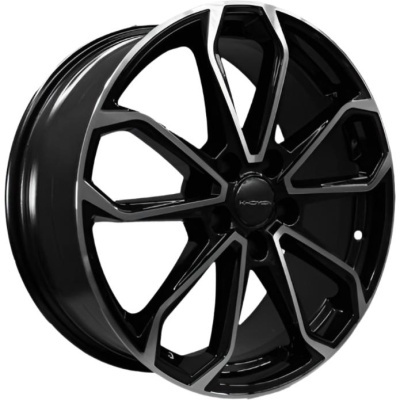 Khomen KHW 1816 7x18 5*114.3 ET40 DIA66.1 Black-FP Литой