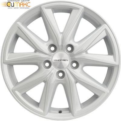 Khomen KHW 1706 7x17 5*114.3 ET39 DIA60.1 F-Silver Литой