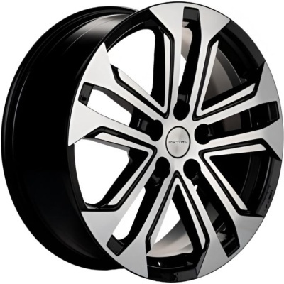 Khomen KHW 1803 7x18 5*114.3 ET50 DIA67.1 Black-FP Литой