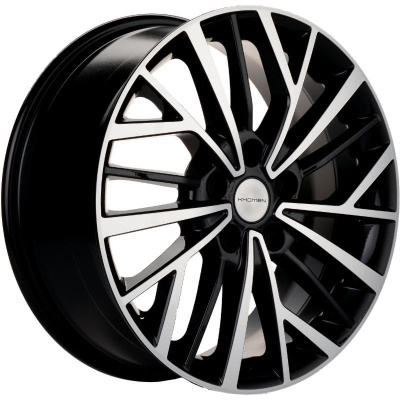 Khomen KHW 1717 7x17 5*108 ET50 DIA63.3 Black-FP Литой