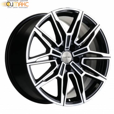 Khomen KHW 1904 8.5x19 5*112 ET30 DIA66.6 Black-FP Литой