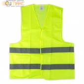 Жилет сигнальный светоотражающий желтый  XL