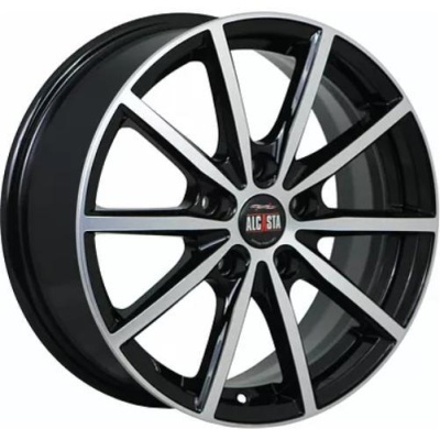 Alcasta M61 6.5x16 5*105 ET38 DIA56.6 BKF Литой