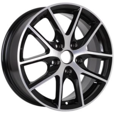 Alcasta M59 6.5x16 5*110 ET38 DIA65.1 BKF Литой