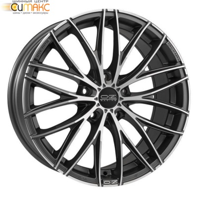 OZ Italia 150 8x17 5*112 ET35 DIA75.1 Matt Dark Graphite Diamond Cut Литой