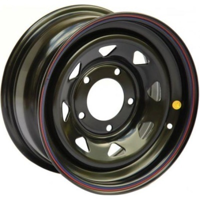 Off Road Wheels Niva 6.5x16 5*139.7 ET35 DIA98 Black Штампованный