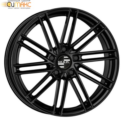 MAK Leipzig 9.5x21 5*112 ET25 DIA66.6 Gloss Black Литой