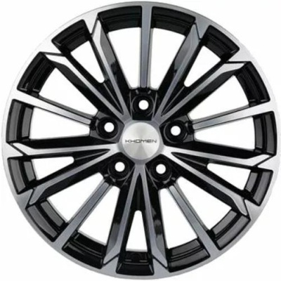 Khomen KHW 1611 6.5x16 5*114.3 ET43 DIA67.1 Black-FP Литой