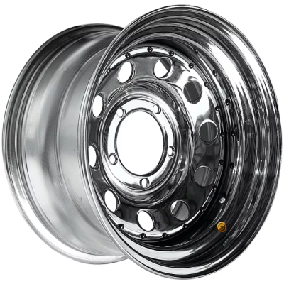 Off Road Wheels УАЗ 8x16 5*139.7 ET-19 DIA110.1 Chrome Штампованный