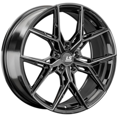 LS FlowForming RC82 8.5x20 5*120 ET45 DIA72.6 BK+SSF Литой