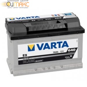 Аккумулятор VARTA Black Dynamic 70 А/ч обратная R+ EN 640A, 278x175x175 E9 570 144 064 312 2