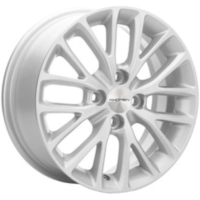 Khomen KHW 1506 6x15 4*100 ET48 DIA54.1 F-Silver Литой