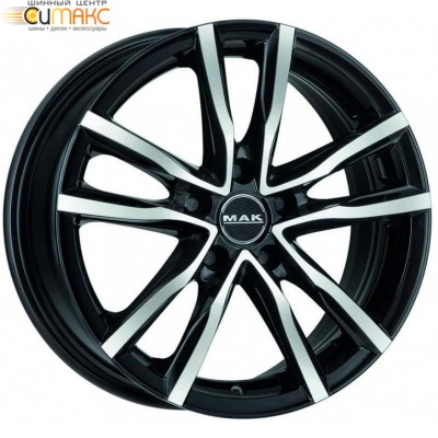 MAK Milano 6.5x16 5*108 ET35 DIA72.3 Black mirror Литой