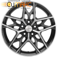 Khomen KHW 1709 7x17 5*114.3 ET45 DIA60.1 Black-FP Литой