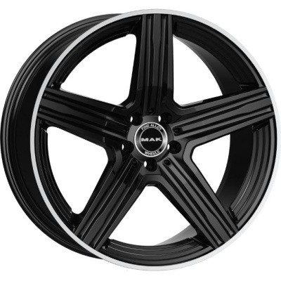 MAK Lewis 9x21 5*112 ET45 DIA66.6 Gloss Black Mirror Ring Литой