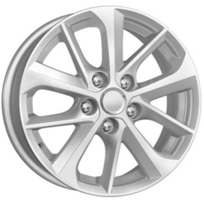 Khomen KHW 1611 6.5x16 5*114.3 ET40 DIA66.1 Silver-FP Литой