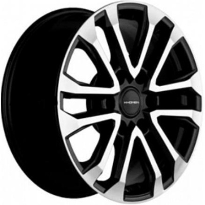 Khomen KHW 1805 7.5x18 6*139.7 ET30 DIA106.1 Black-FP Литой