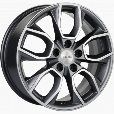 Khomen KHW 1713 7x17 5*114.3 ET48.5 DIA67.1 Gray-FP Литой