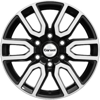Carwel Барал 7.5x17 6*139.7 ET46 DIA67.1 ABT Литой