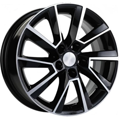 Khomen KHW 1604 6x16 5*100 ET38 DIA57.1 Black-FP Литой