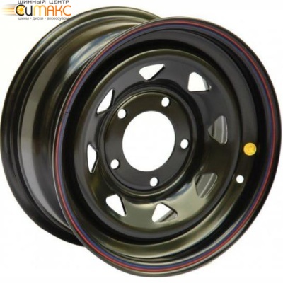 Off Road Wheels Toyota 8x17 6*139.7 ET10 DIA110.1 Black Штампованный