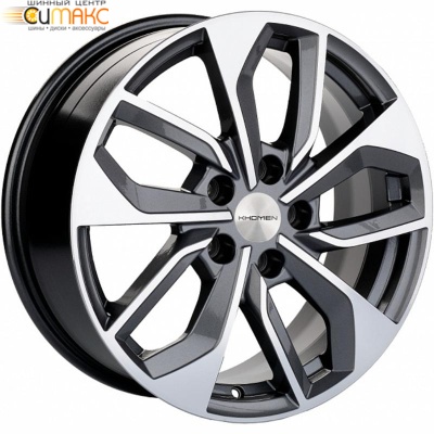 Khomen KHW 1703 7x17 5*114.3 ET45 DIA60.1 Gray-FP Литой