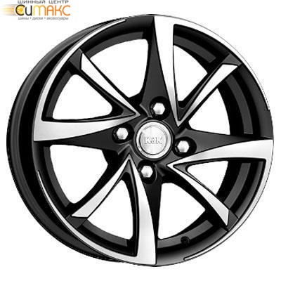 K&K Игуана 5.5x14 4*98 ET25 DIA58.6 Алмаз черный Литой
