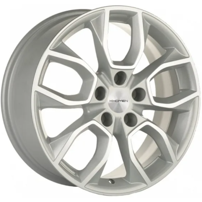 Khomen KHW 1713 7x17 5*112 ET45 DIA57.1 F-Silver-FP Литой