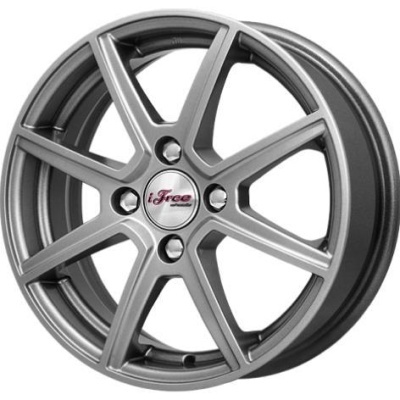 iFree Майами 5.5x14 4*98 ET35 DIA58.6 Блэк Платинум Литой