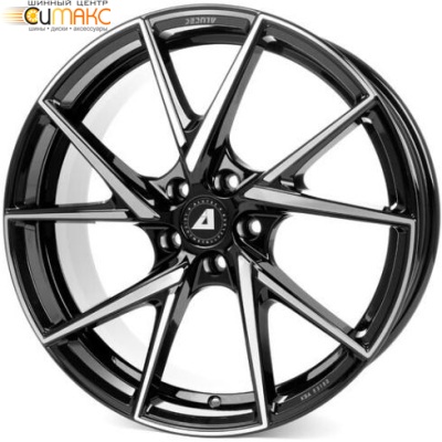 Alutec ADX.01 8.5x19 5*112 ET40 DIA70.1 Black front polished Литой