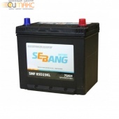 Аккумулятор SEBANG SMF 70 А/ч прямая L+ EN 610A, 232x175x225 SMF 85D23KR
